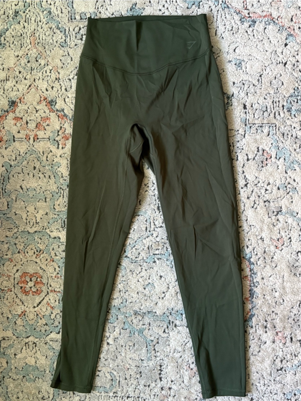Gymshark Olive Green High-Waist Leggings